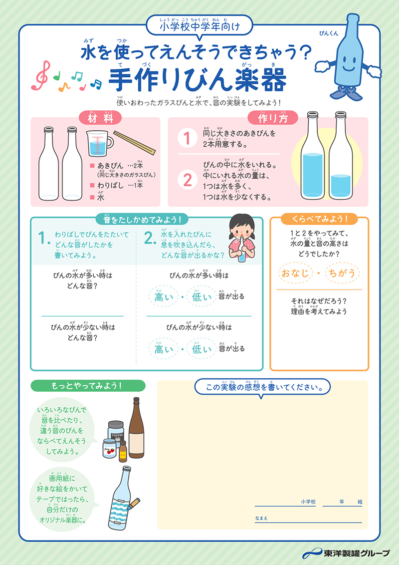 手作りびん楽器