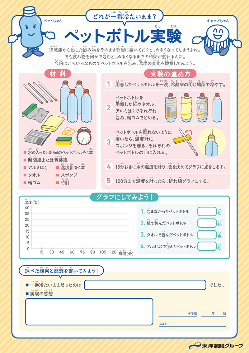 ペットボトル実験